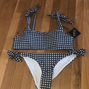 Checked bikini